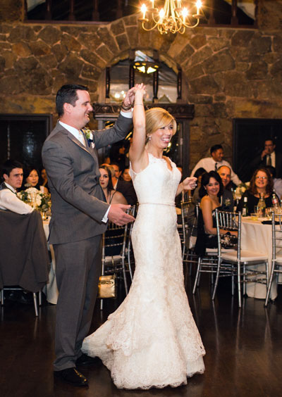 Marta and Mike wedding dance twirl